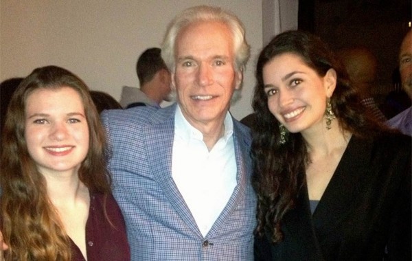 Scott Donahue '76 with daughters Savannah '17 and Lara '14 at Fall Ball 2014