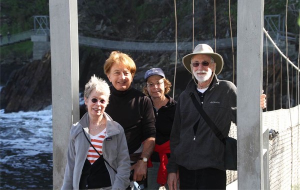 Group near the water in South Africa