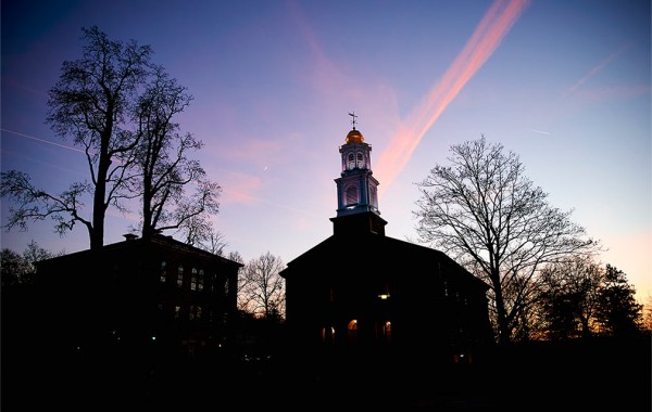 Colgate Memorial Chapel at Sunset.