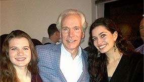 Scott Donahue '76 with daughters Savannah '17 and Lara '14 at Fall Ball 2014