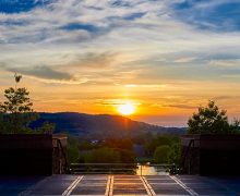 Sunset view from Persson Hall.